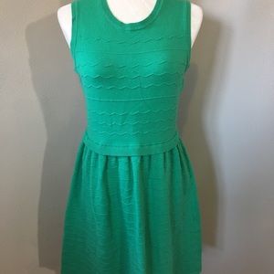 Cynthia Rowley green sweater dress